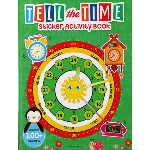 Picture of TELL THE TIME STICKER ACTIVITY BOOK